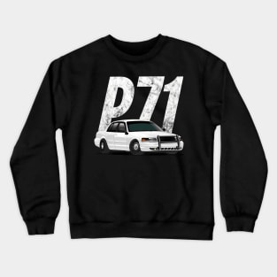 Crown Vic P71 White Cop Car Interceptor Vic Crewneck Sweatshirt